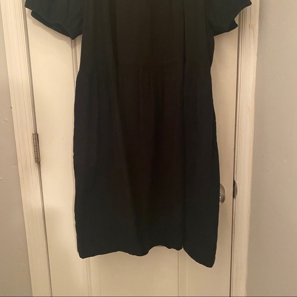 Universal Thread Black Puff Sleeve Smock Dress - Picture 4 of 6